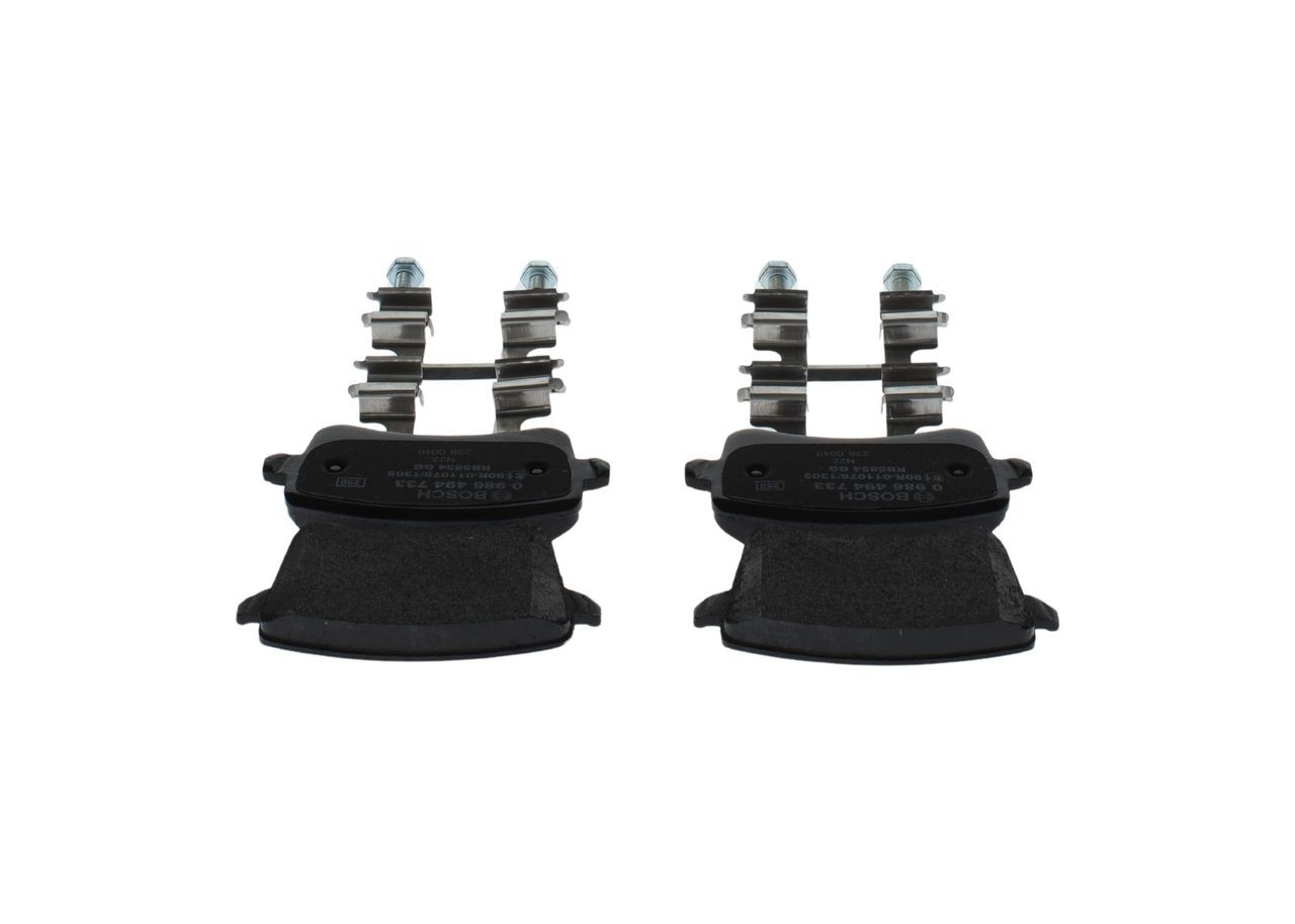 Задні гальмівні колодки Bosch 0986494733 ціна, від 36.74 USD