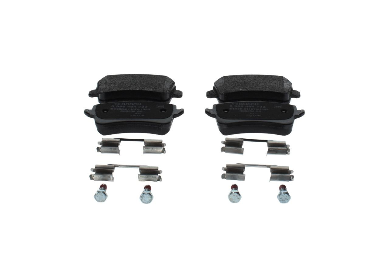 Купити 0986494733 Bosch Задні колодки