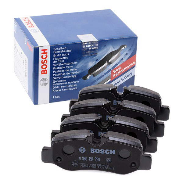 Задні гальмівні колодки 0986494739 Bosch