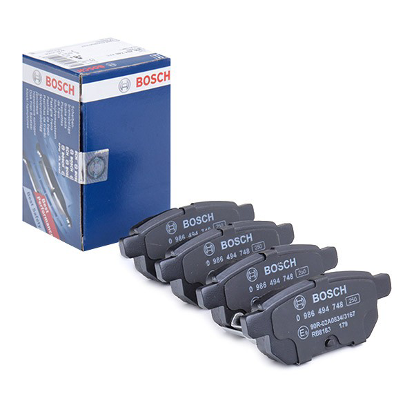 Задні гальмівні колодки Bosch 0986494748 ціна, від 31.32 USD