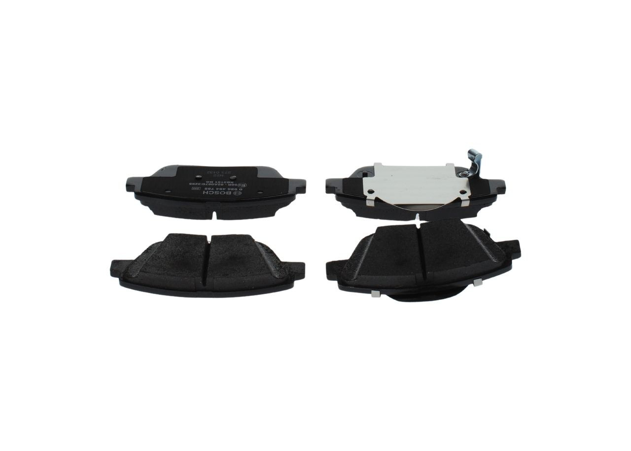 0986494755 Bosch Передні гальмівні колодки