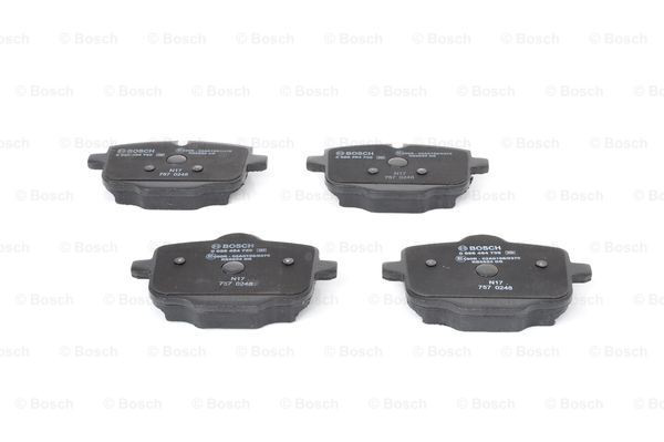 Задні гальмівні колодки 0986494759 Bosch
