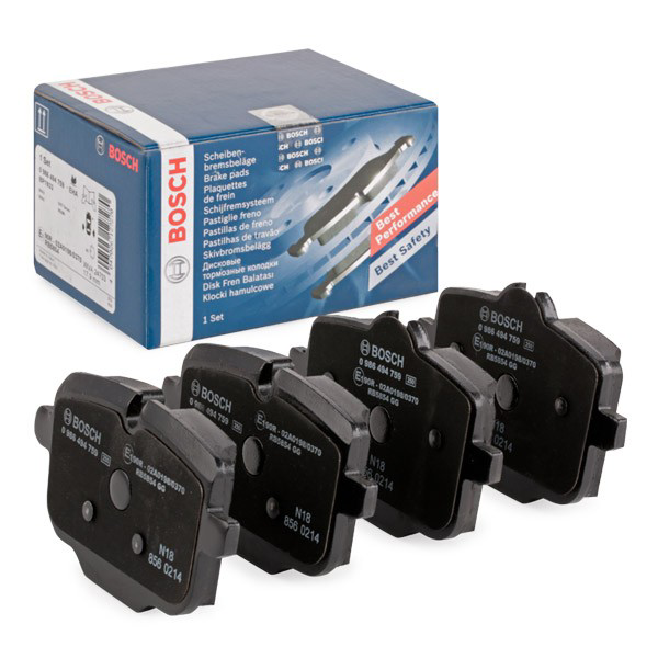 Задні гальмівні колодки Bosch 0986494759 ціна, від 37.44 USD