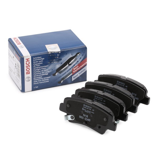 0986494768 Bosch Колодки гальмівні задні, дискові