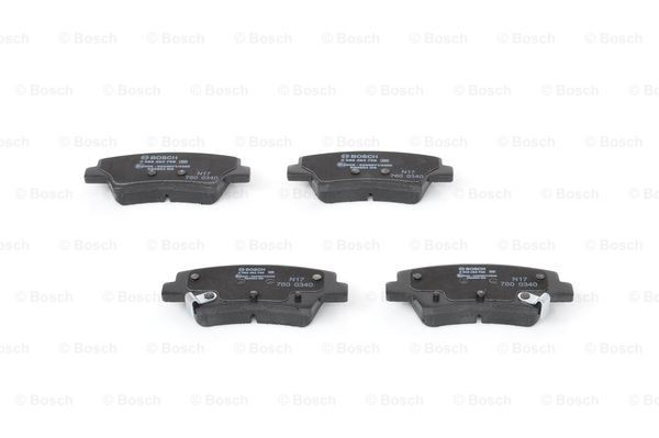 Задні гальмівні колодки 0986494768 Bosch