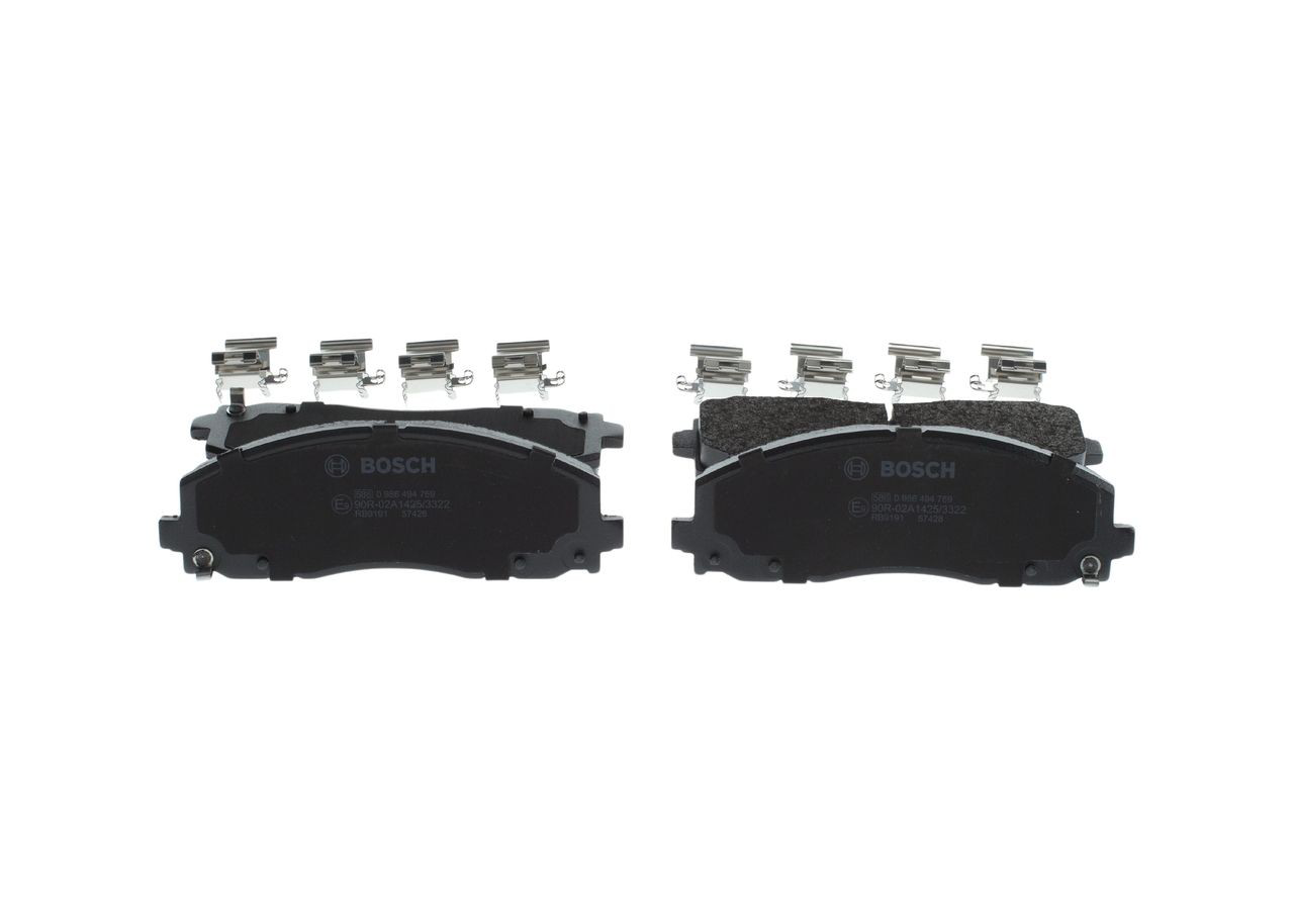 Передні тормозні колодки 0986494769 Bosch