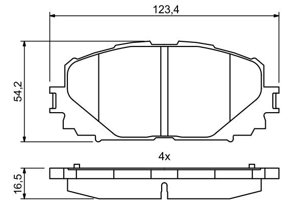 Гальмівні колодки Bosch 0986494770 ціна, від 15.33 USD