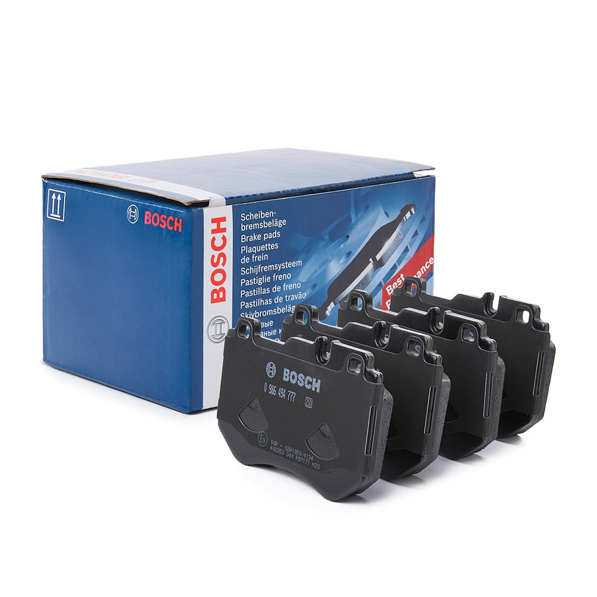 Передні тормозні колодки 0986494777 Bosch