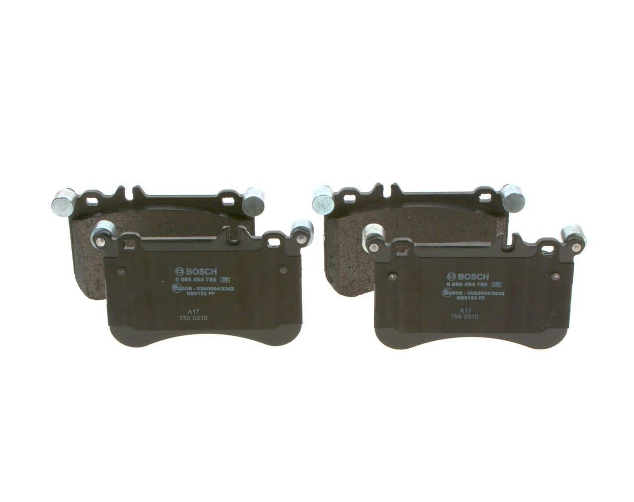 Гальмівні колодки Bosch 0986494780 ціна, від 50.54 USD