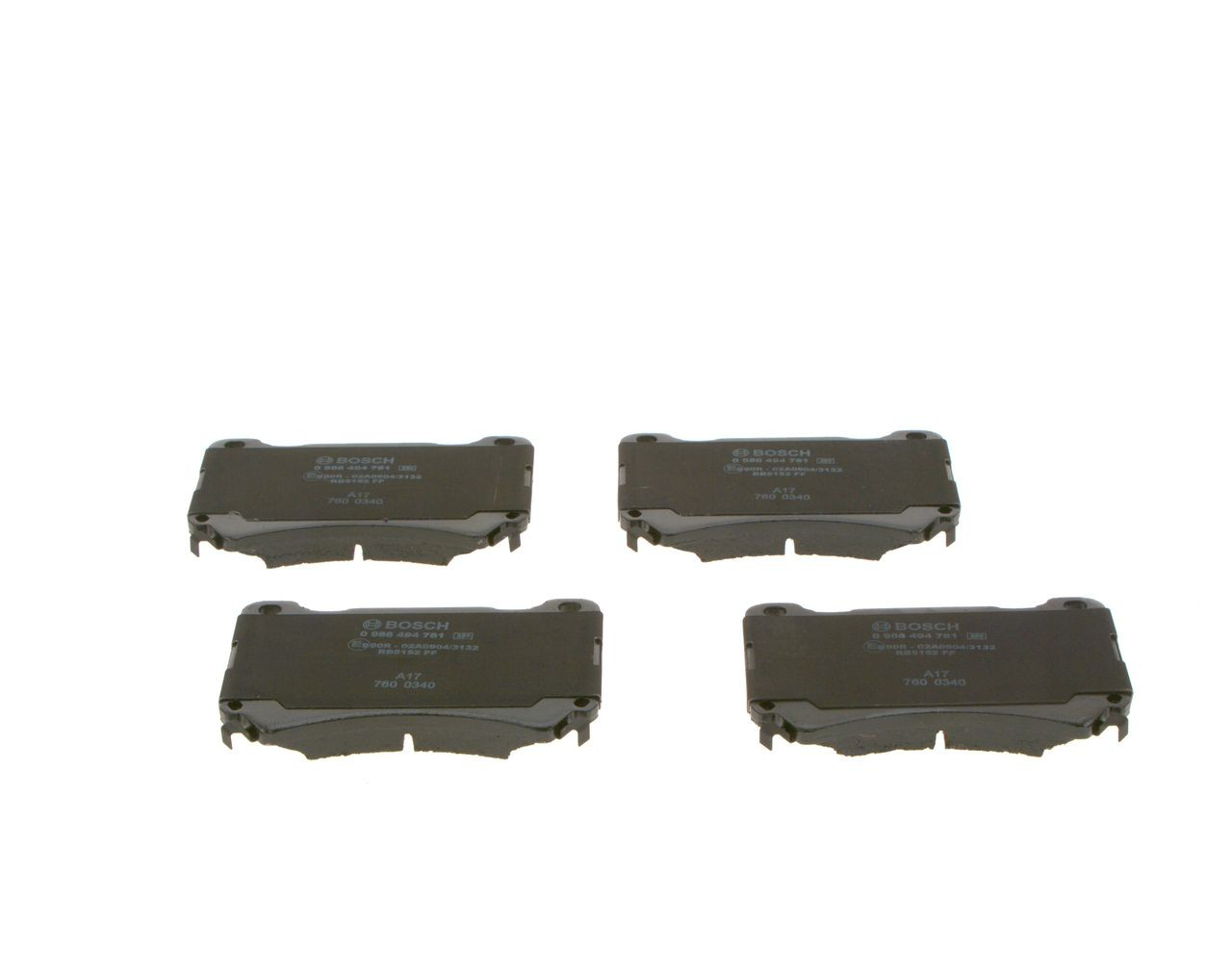 Передні тормозні колодки 0986494781 Bosch