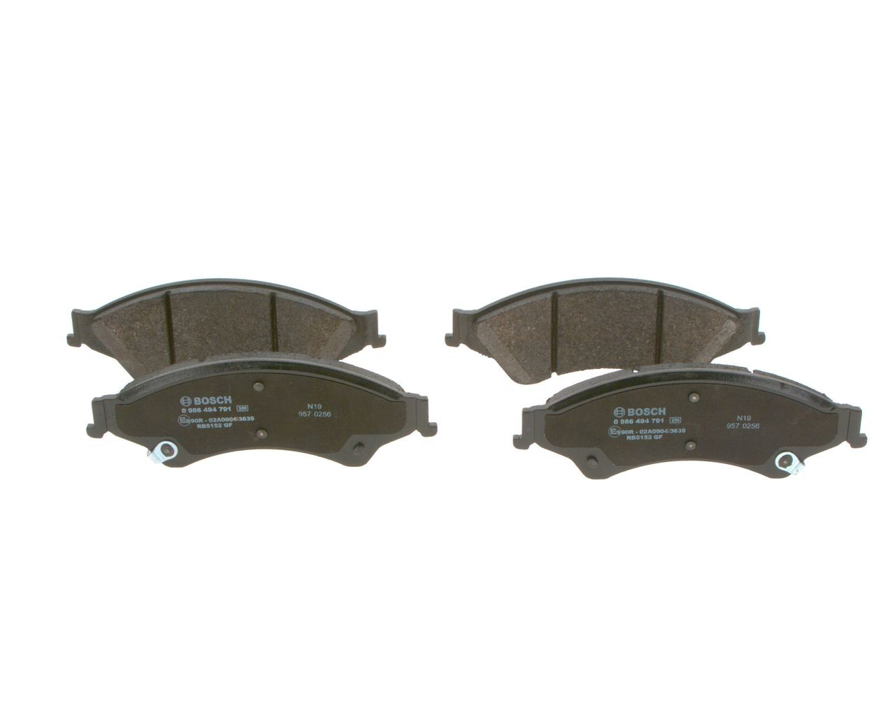 0986494791 Bosch Передні гальмівні колодки