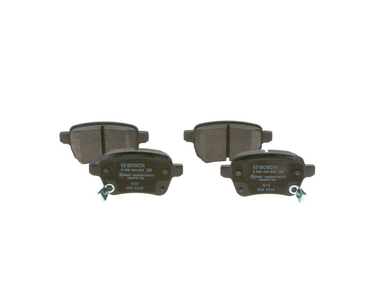Купити 0986494802 Bosch Задні колодки