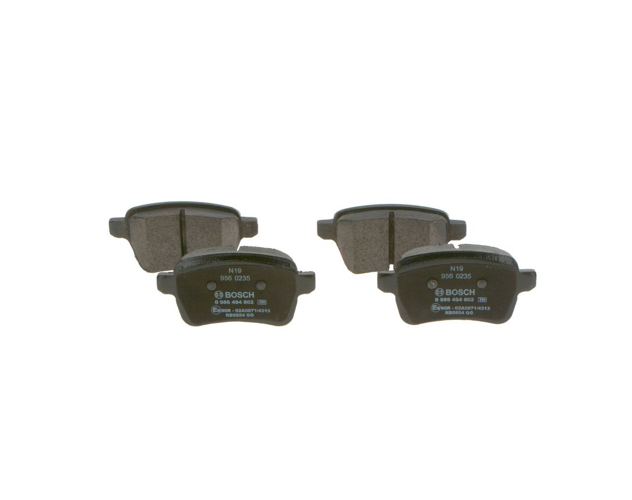 Задні гальмівні колодки Bosch 0986494802 ціна, від 30.05 USD