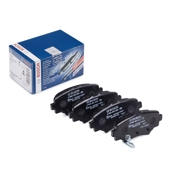 Задні гальмівні колодки Bosch 0986494803 ціна, від 21.55 USD