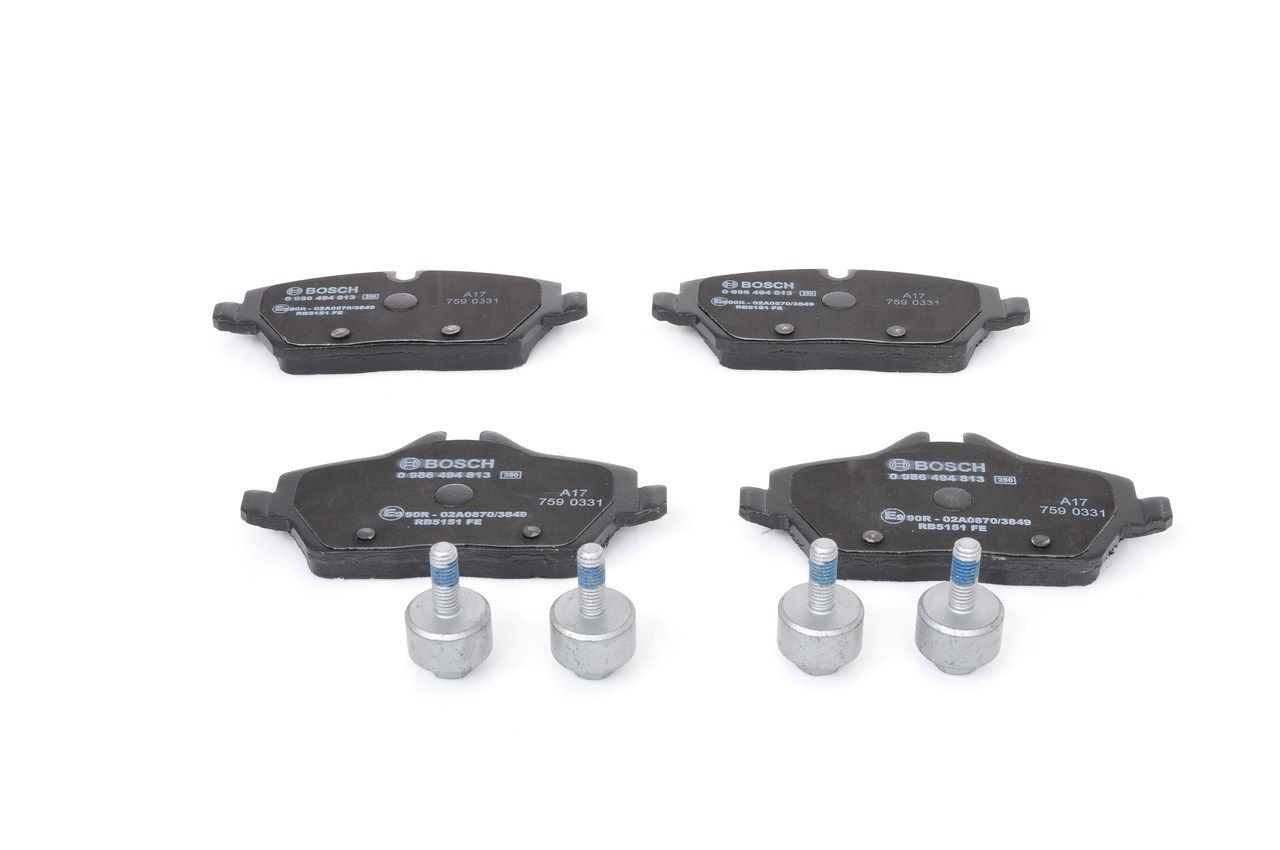 Гальмівні колодки Bosch 0986494813 ціна, від 33.94 USD