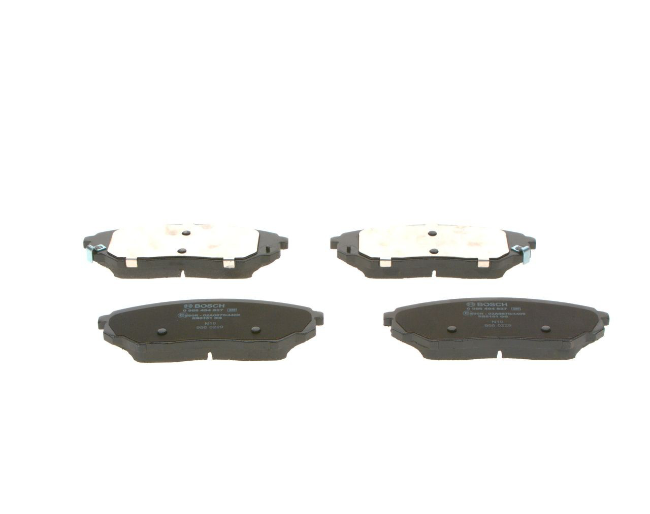 0986494827 Bosch Передні гальмівні колодки