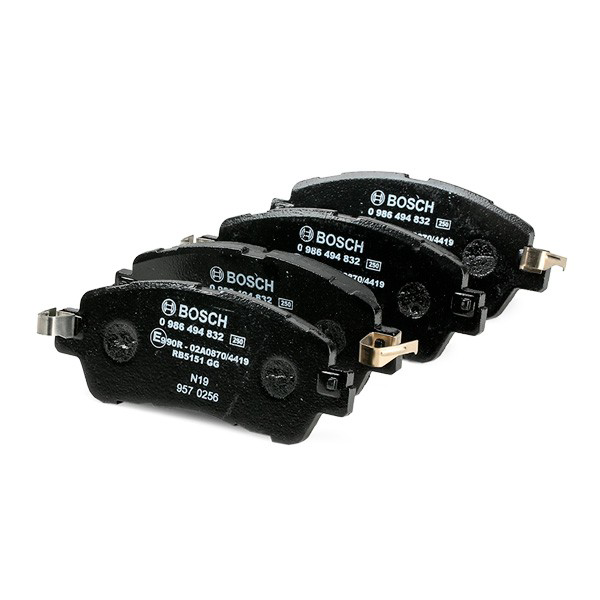 Купити 0986494832 Bosch Колодки гальмівні передні, дискові