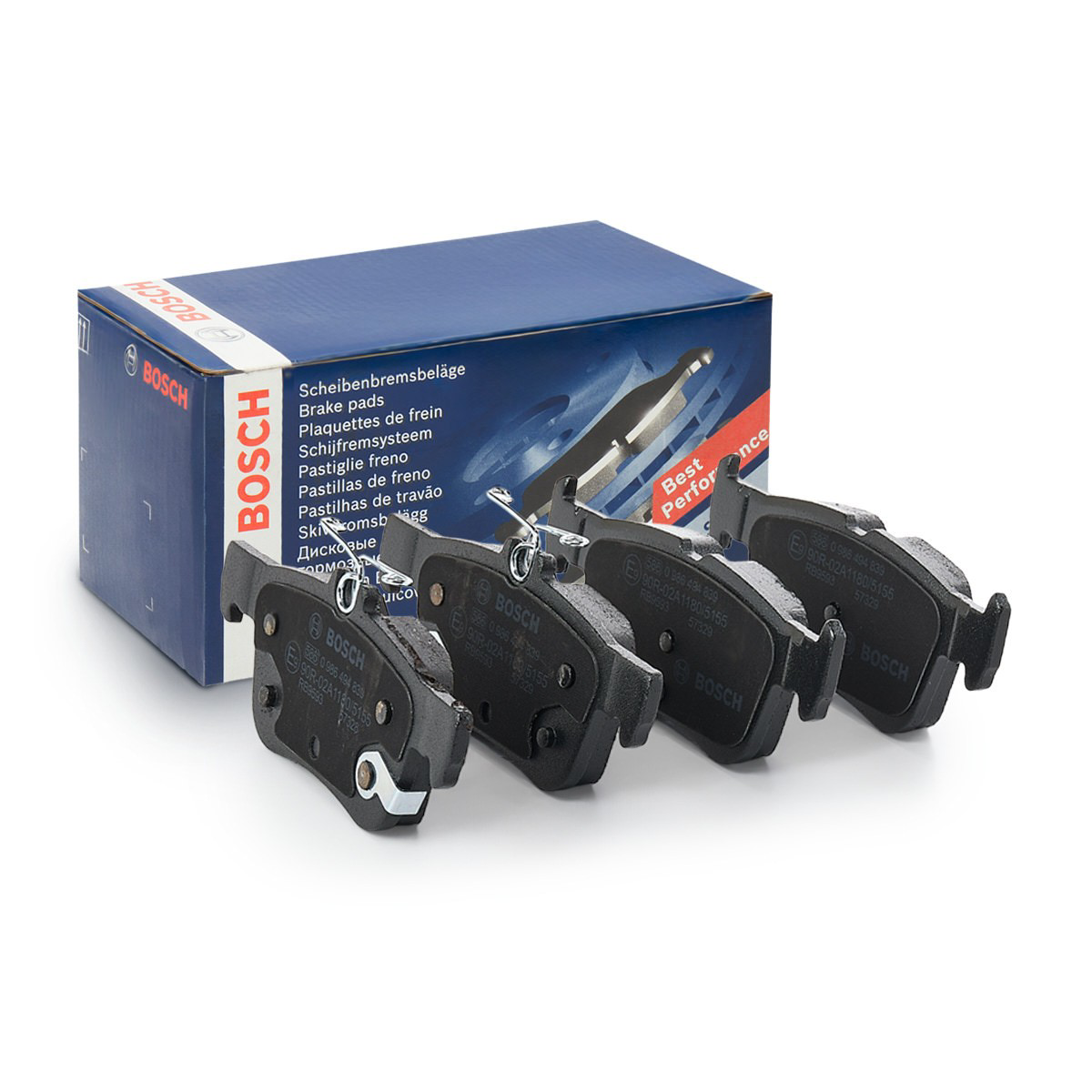 Задні гальмівні колодки Bosch 0986494839 ціна, від 33.67 USD