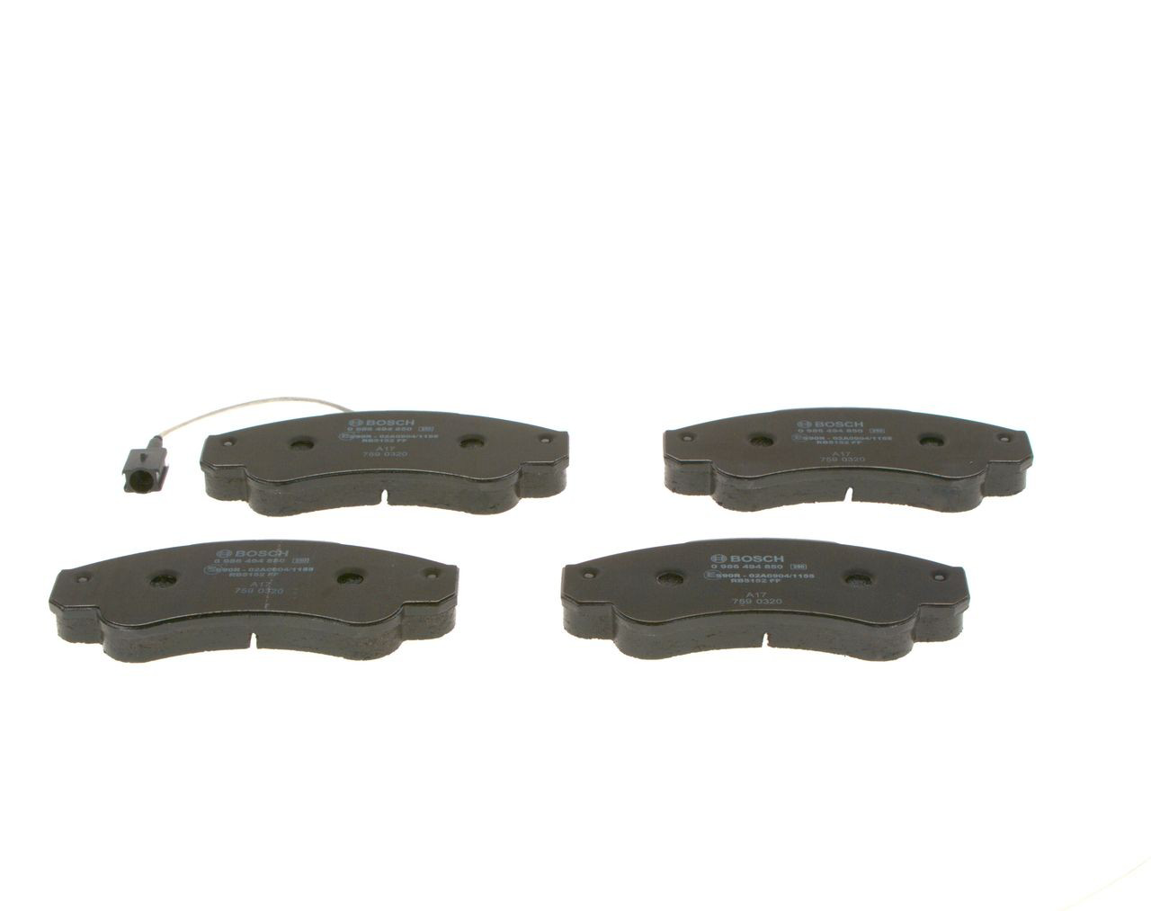 Купити 0986494850 Bosch Колодки гальмівні передні, дискові