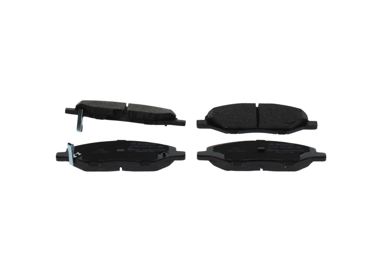 0986494867 Bosch Передні гальмівні колодки