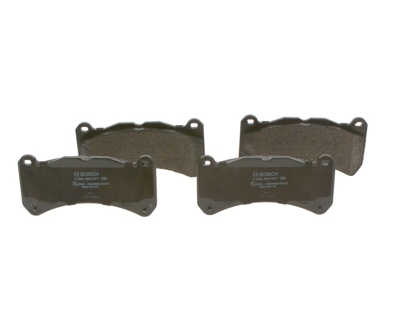 0986494871 Bosch Передні гальмівні колодки