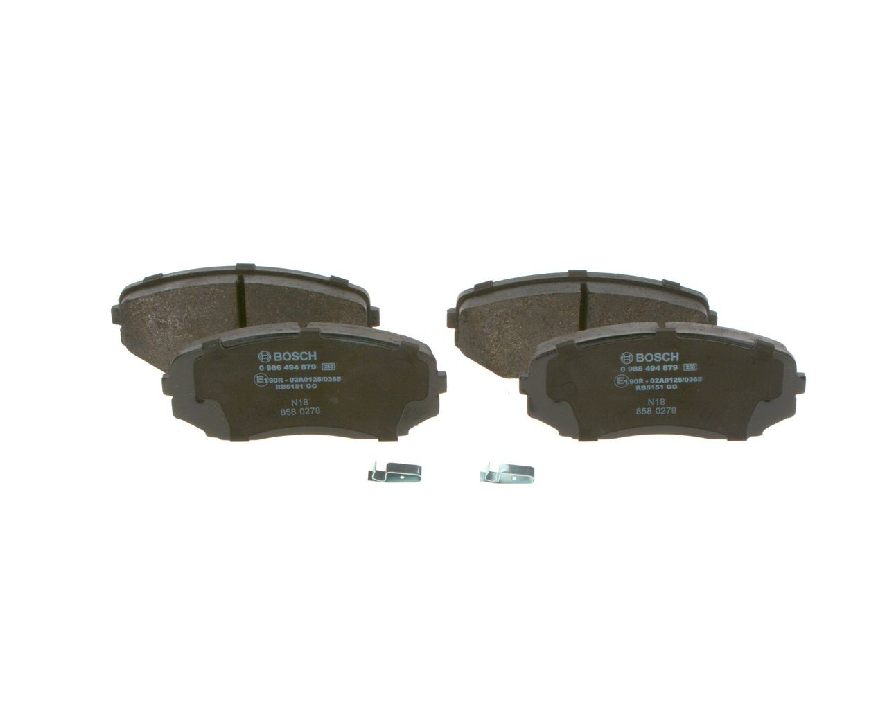Гальмівні колодки Bosch 0986494879 ціна, від 28.77 USD