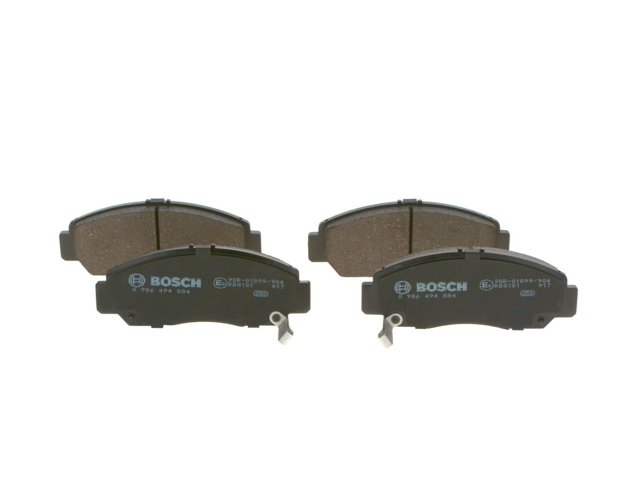 0986494884 Bosch Передні гальмівні колодки