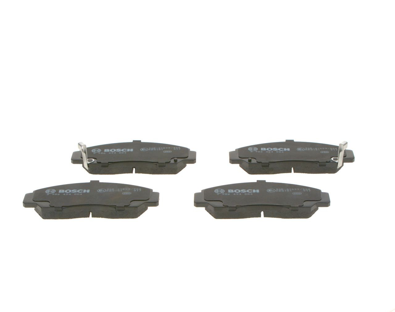 Купити 0986494884 Bosch Колодки гальмівні передні, дискові