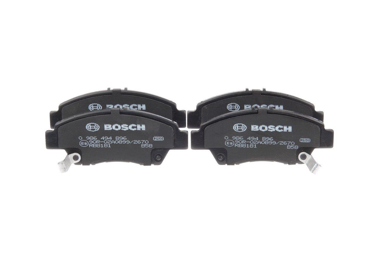 0986494896 Bosch Передні гальмівні колодки