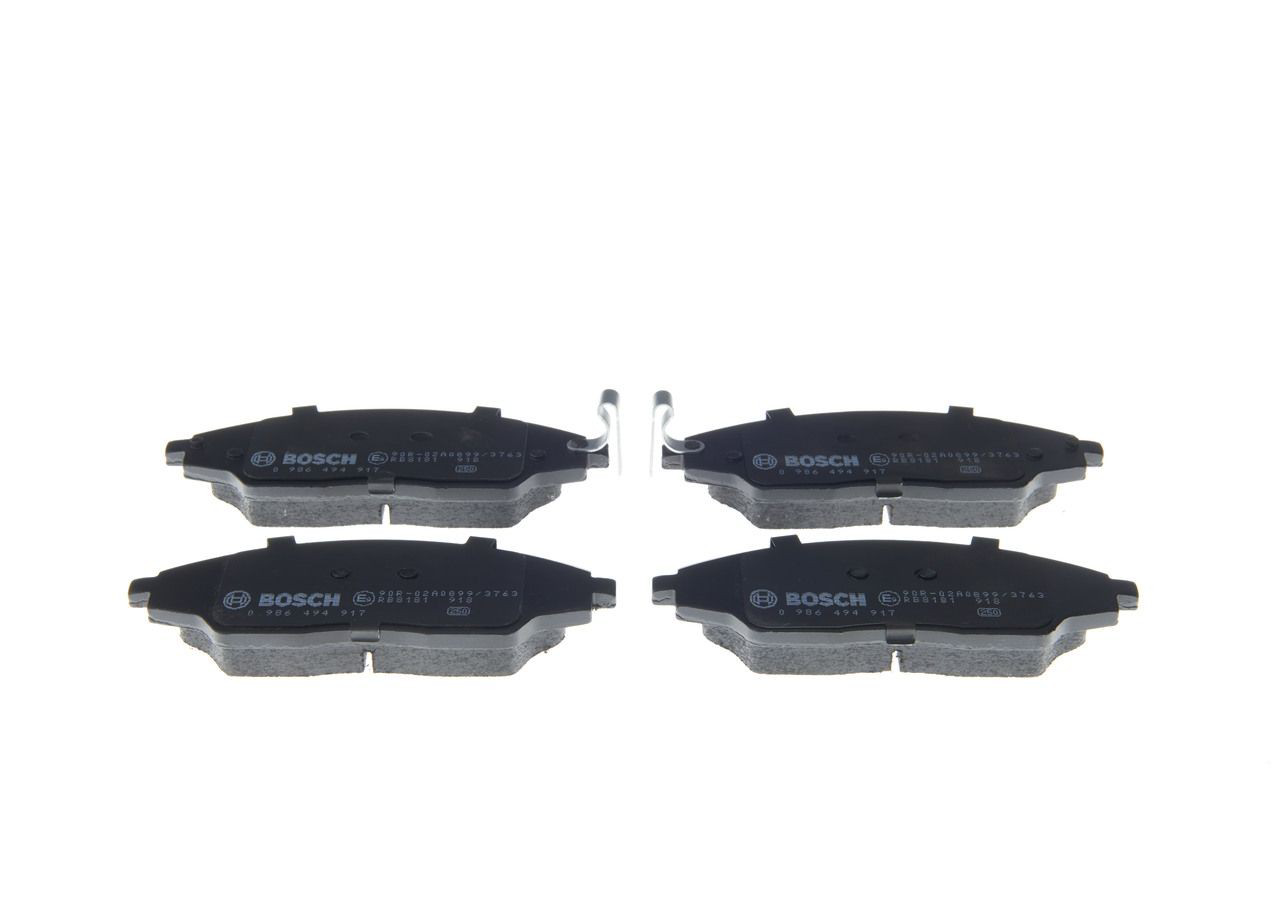 0986494917 Bosch Передні гальмівні колодки