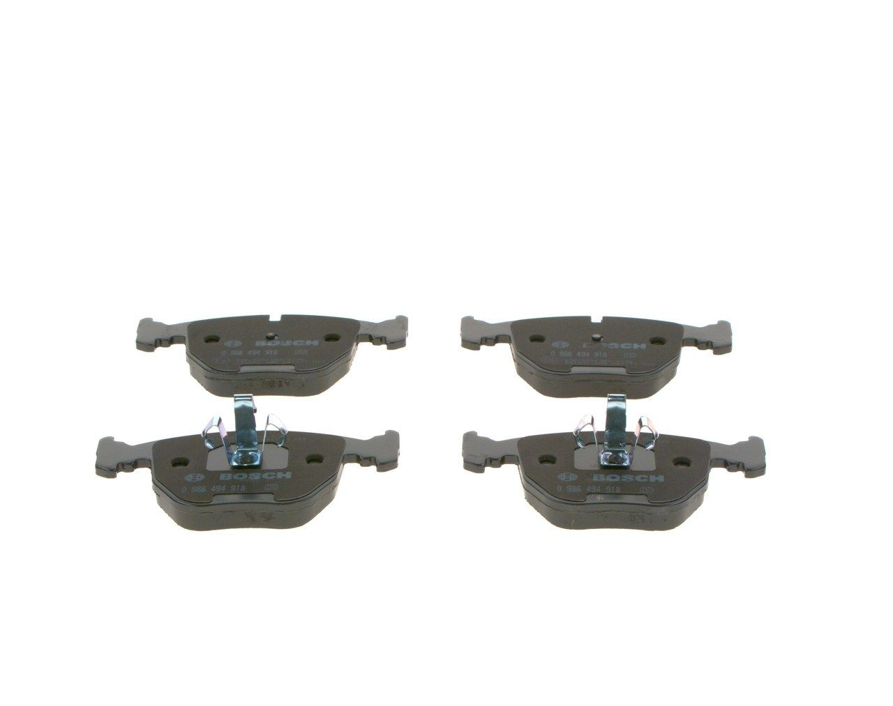 Задні гальмівні колодки 0986494918 Bosch