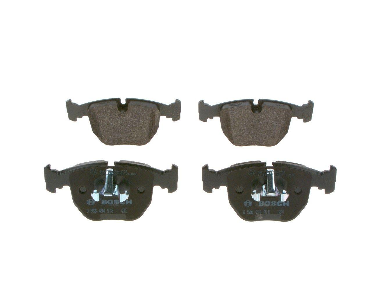 Задні гальмівні колодки Bosch 0986494918 ціна, від 108.01 USD
