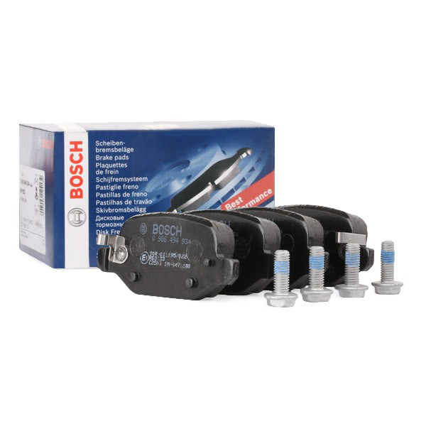 0986494934 Bosch Колодки гальмівні задні, дискові