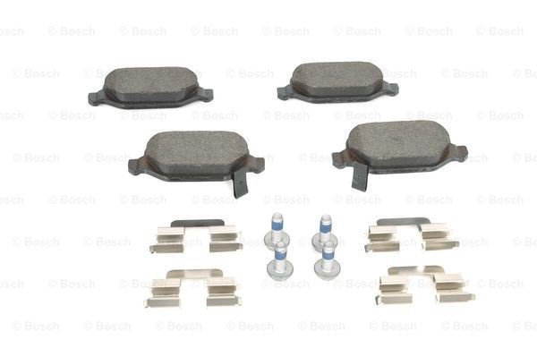 Задні гальмівні колодки 0986494935 Bosch