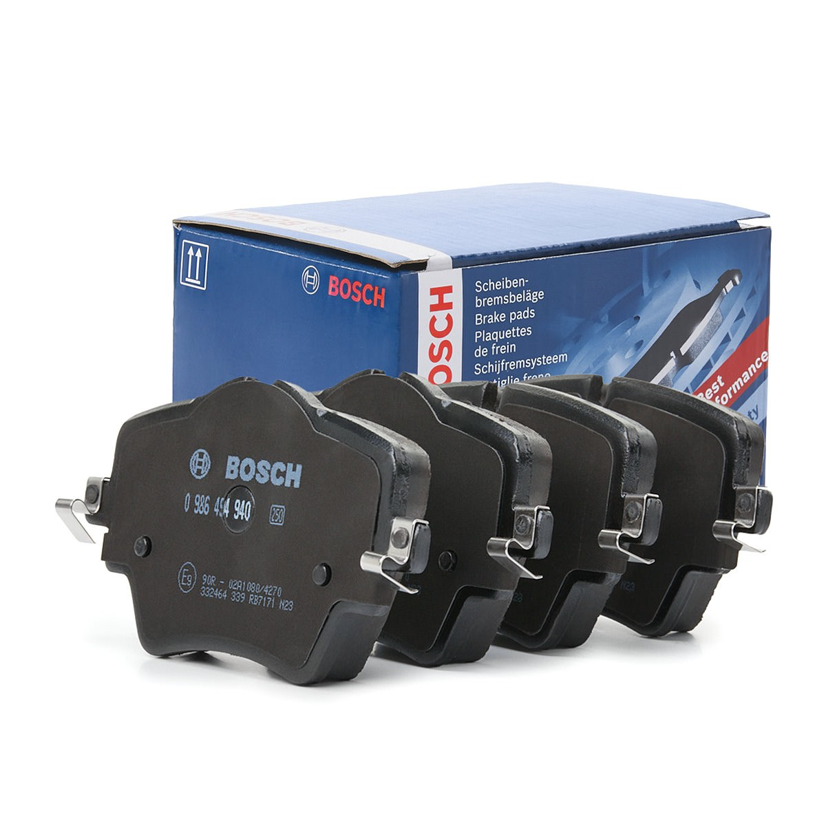 Передні тормозні колодки 0986494940 Bosch