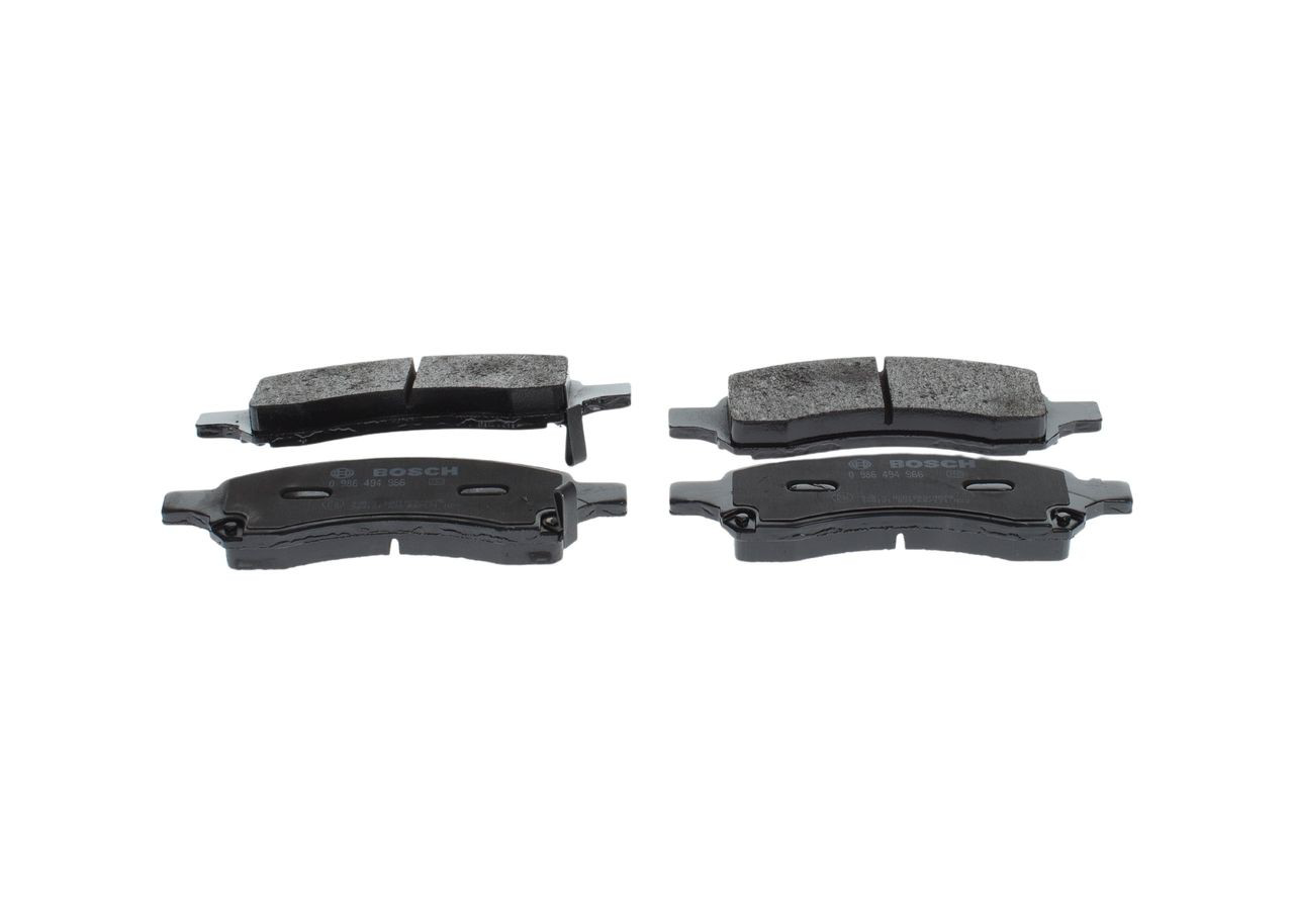 Передні тормозні колодки 0986494966 Bosch