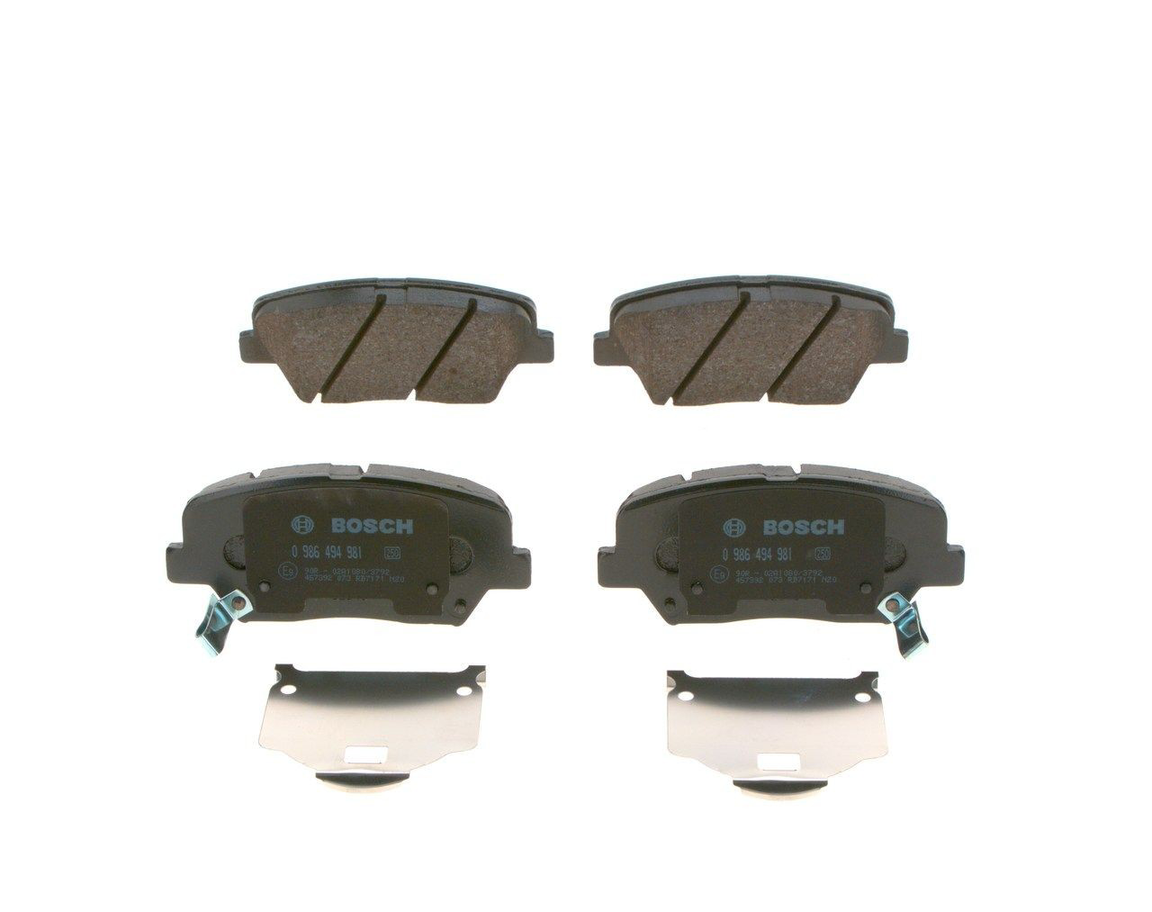 0986494981 Bosch Передні гальмівні колодки