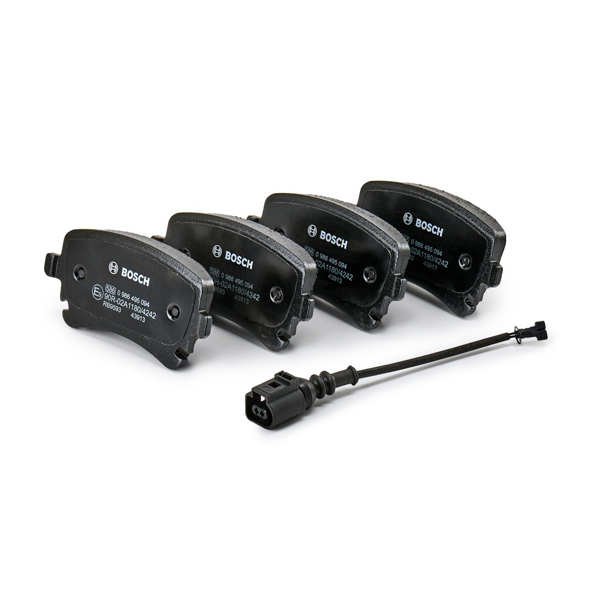Задні гальмівні колодки 0986495094 Bosch