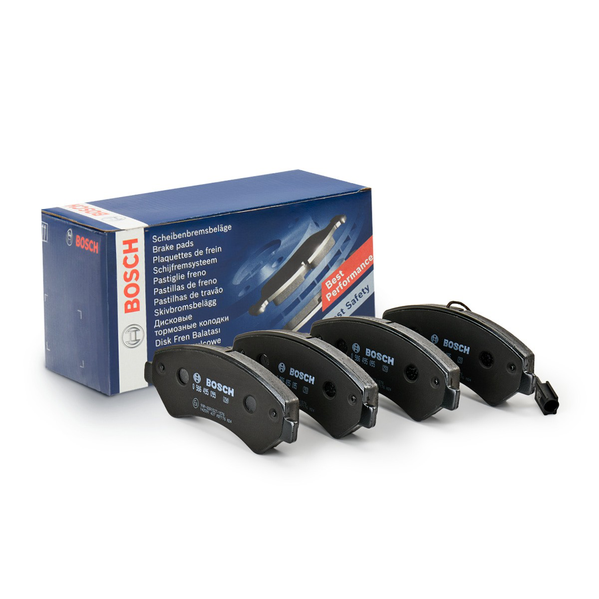 Купити 0986495095 Bosch Колодки гальмівні передні, дискові