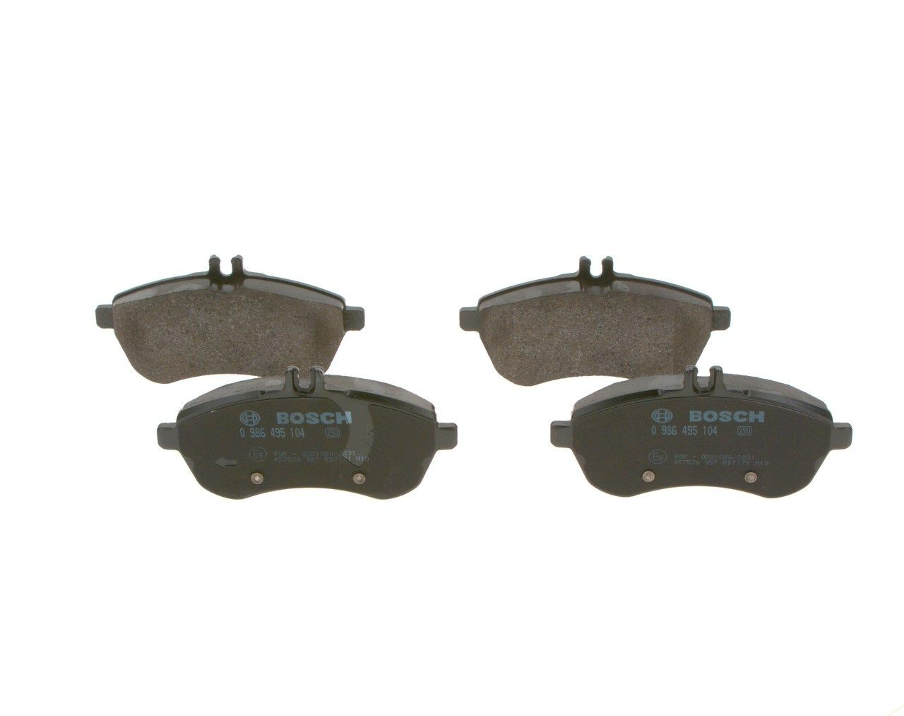 Передні тормозні колодки 0986495104 Bosch