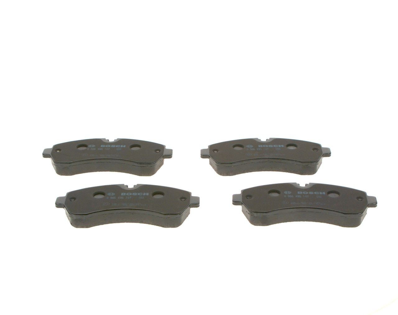 Передні тормозні колодки 0986495107 Bosch