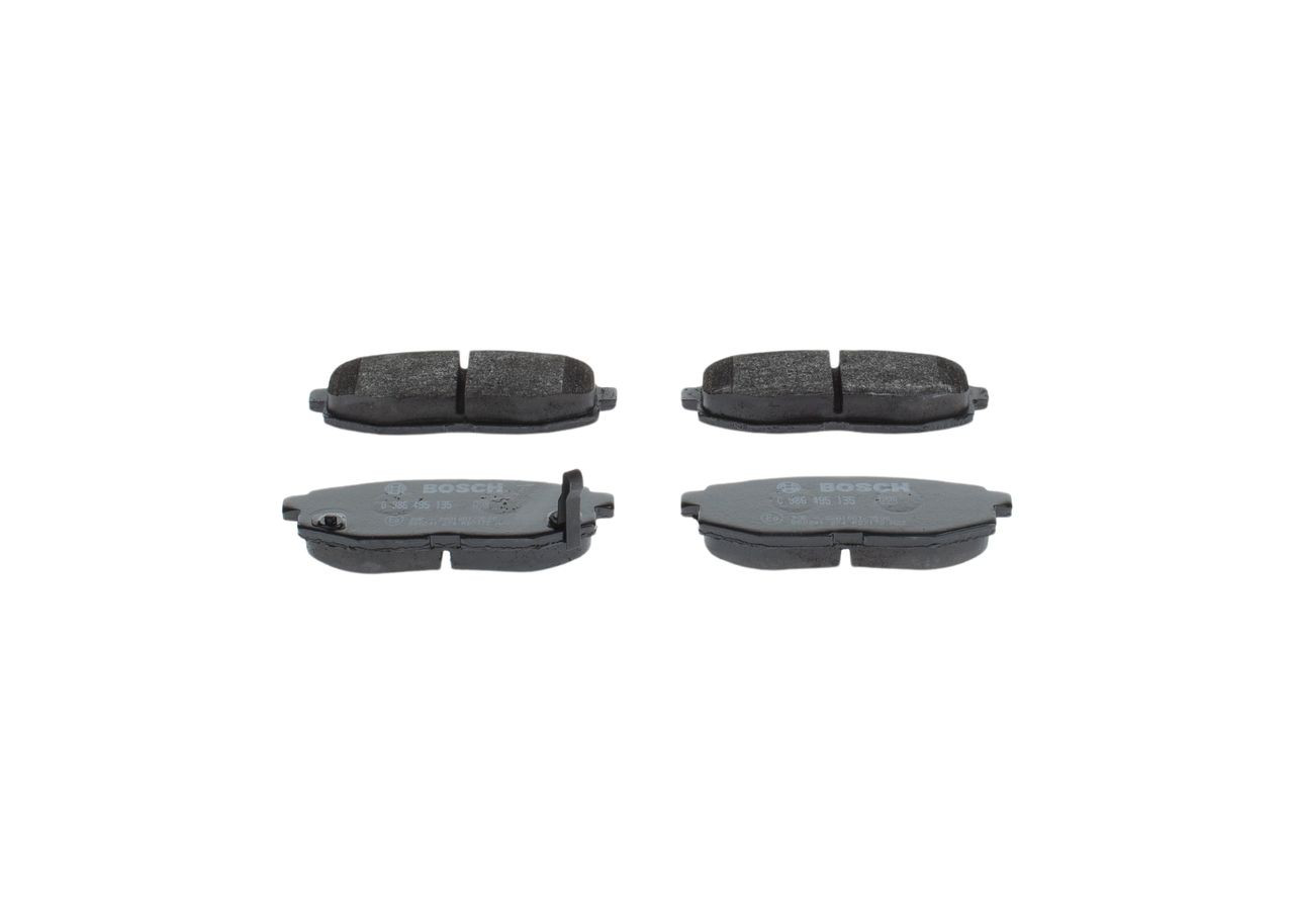 0986495135 Bosch Колодки гальмівні задні, дискові