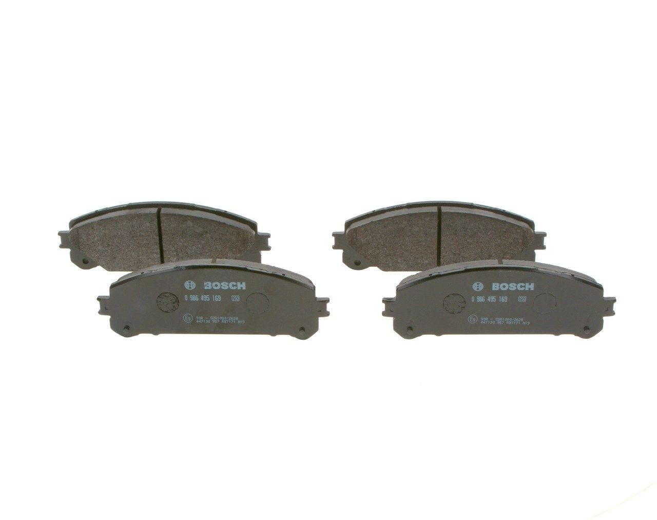 Передні тормозні колодки 0986495169 Bosch