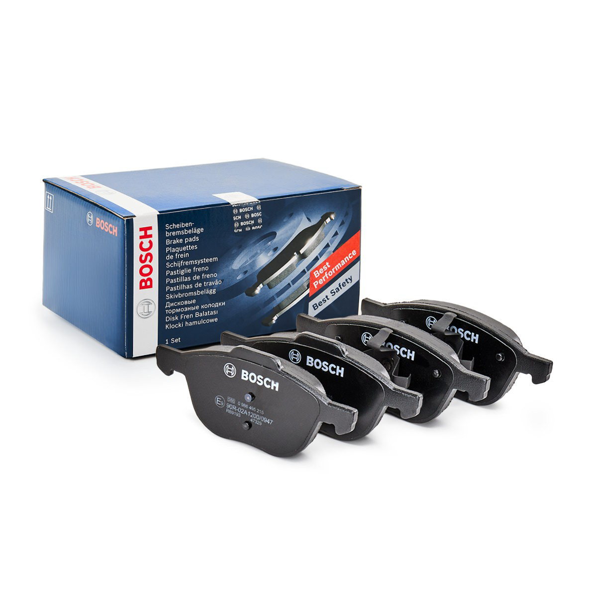 0986495215 Bosch Передні гальмівні колодки