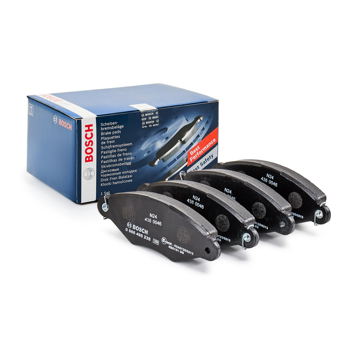 0986495235 Bosch Передні гальмівні колодки