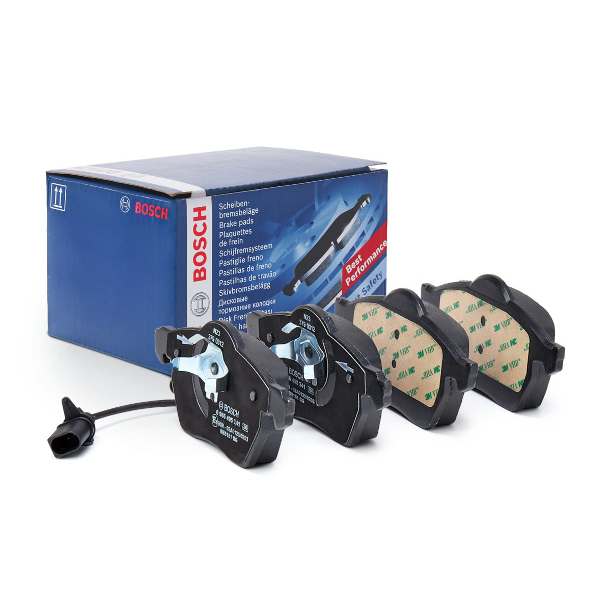 Гальмівні колодки Bosch 0986495241 ціна, від 33.75 USD