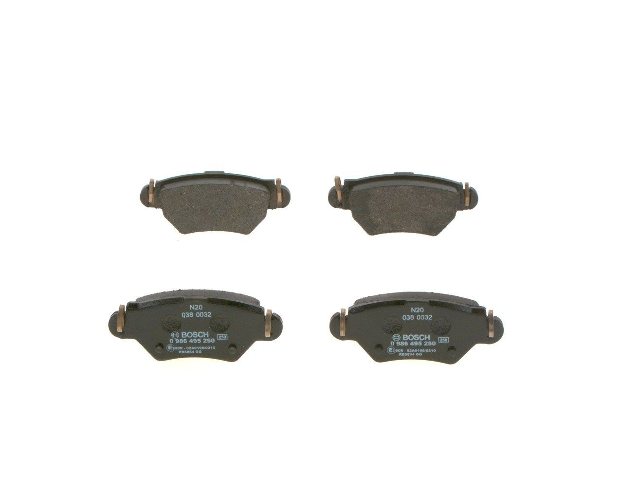 Купити 0986495250 Bosch Задні колодки