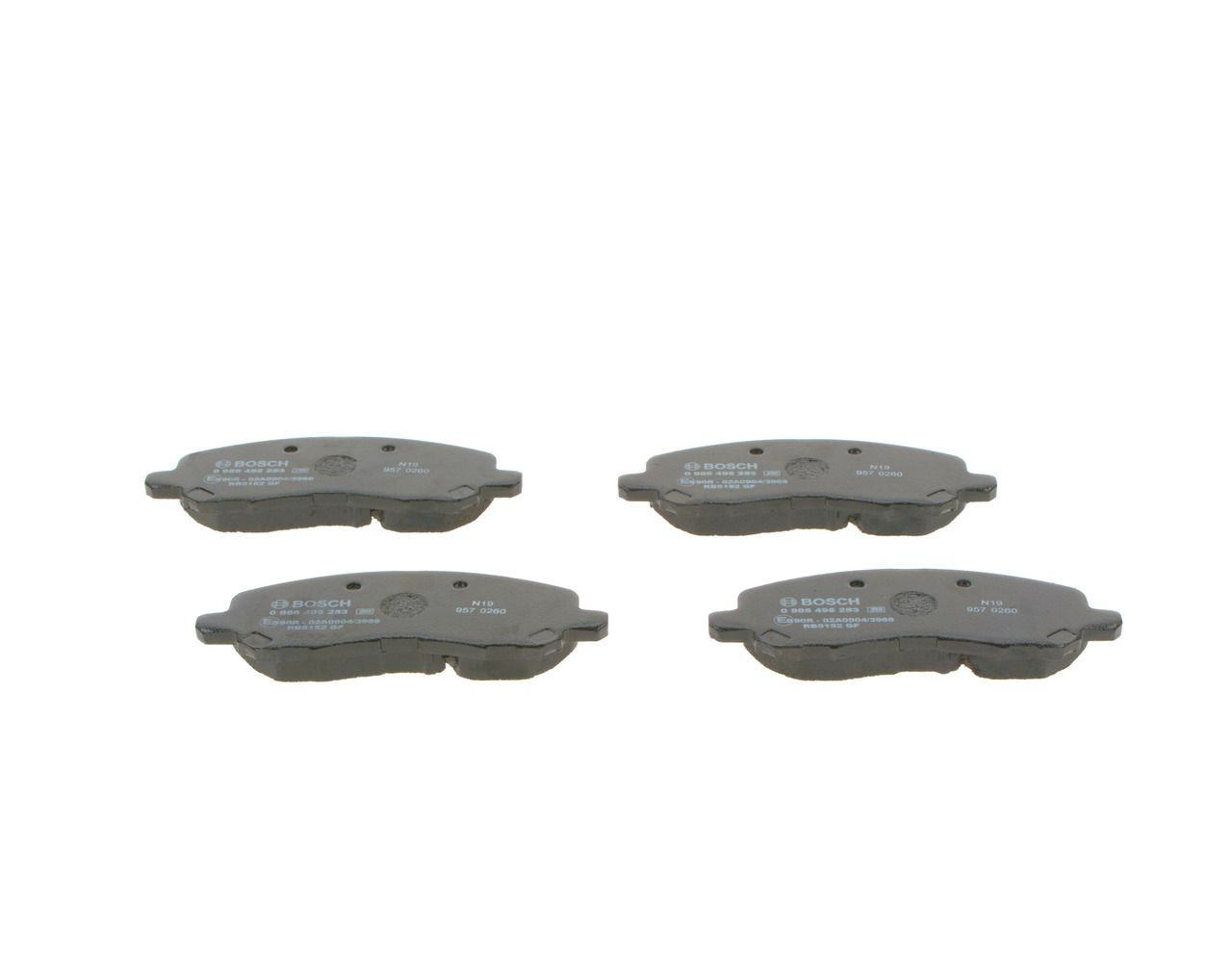 Гальмівні колодки Bosch 0986495253 ціна, від 24.85 USD