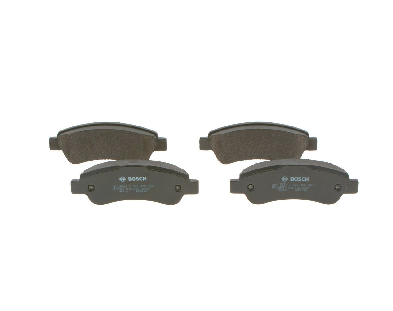 Задні гальмівні колодки Bosch 0986495254 ціна, від 23.28 USD