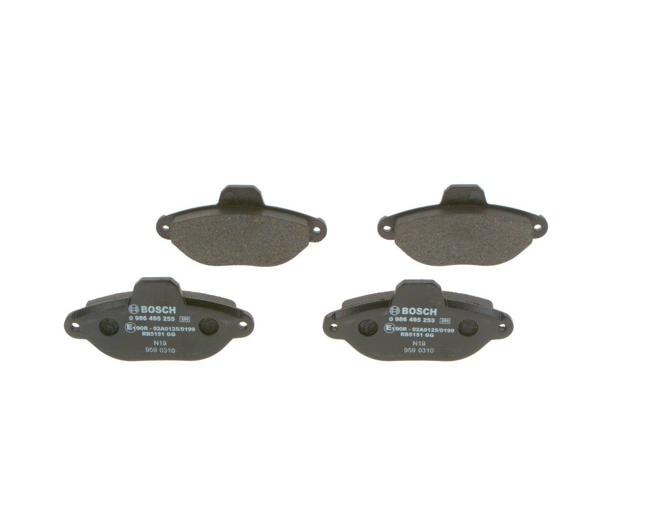 Гальмівні колодки Bosch 0986495255 ціна, від 13.33 USD